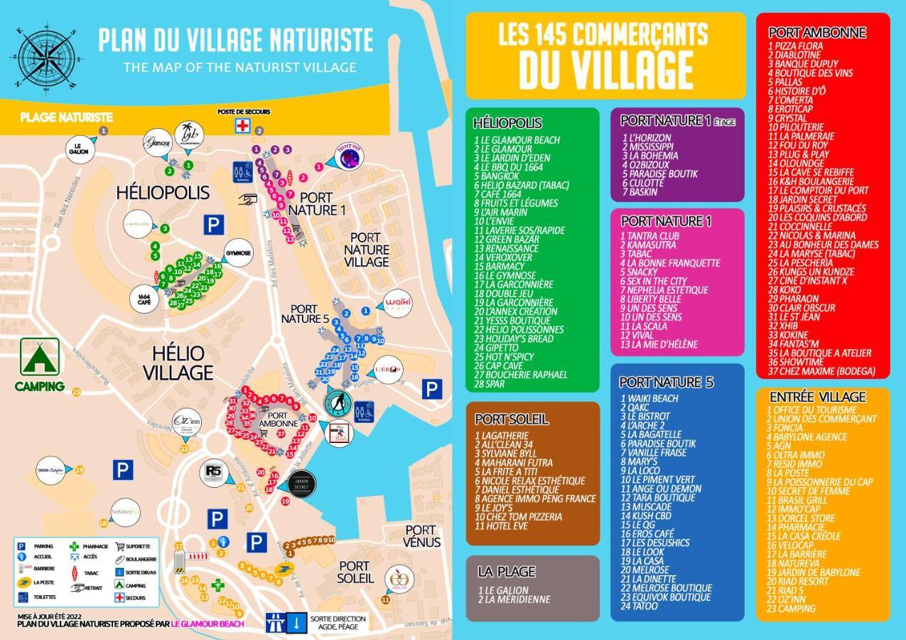 Aphrodix Village Naturiste Agde Extérieur photo